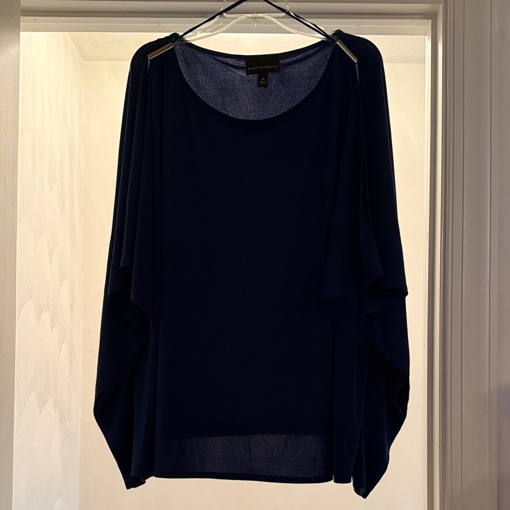 Dana Buchman Midnight Blue Blouse